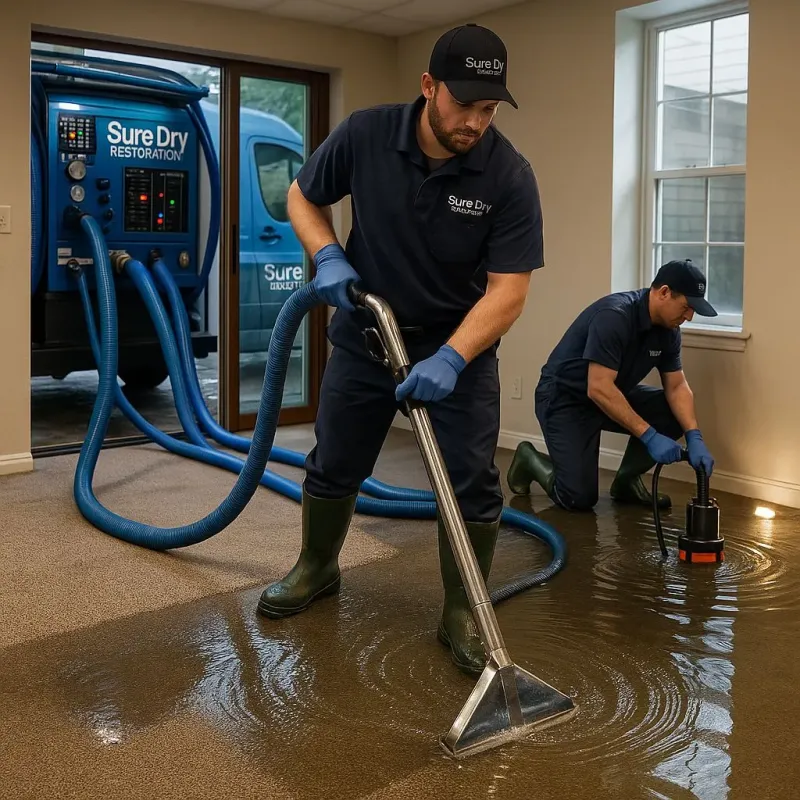Water Extraction and Removal process in Armada, MI